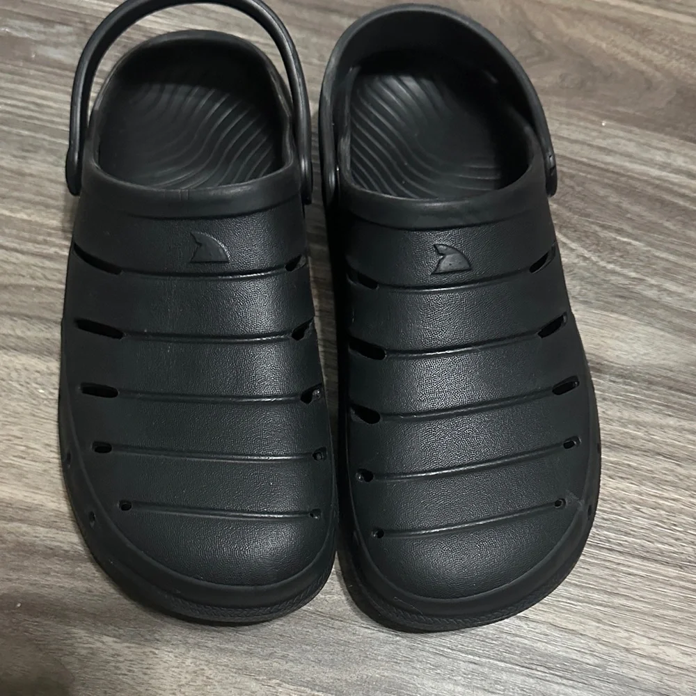 Men's Black Slip-On Clogs